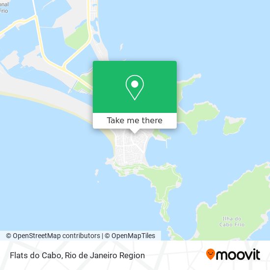 Flats do Cabo map