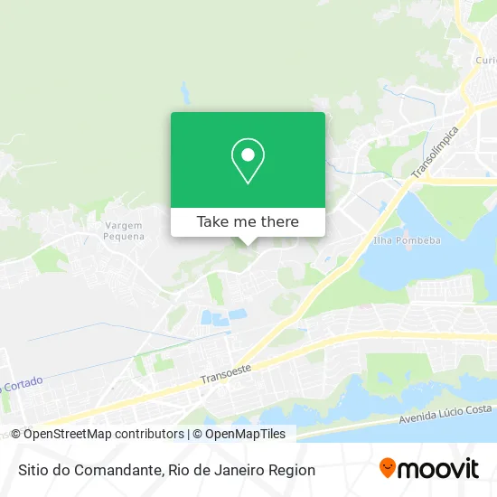 Sitio do Comandante map