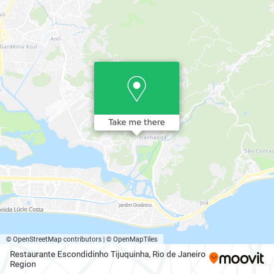 Restaurante Escondidinho Tijuquinha map