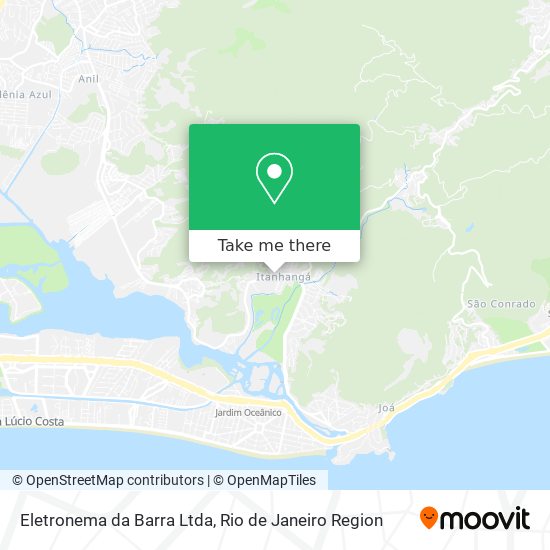 Mapa Eletronema da Barra Ltda