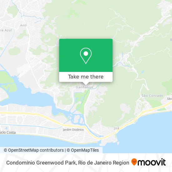 Mapa Condomínio Greenwood Park