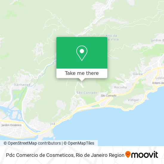 Pdc Comercio de Cosmeticos map