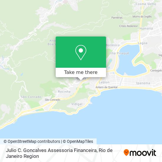 Julio C. Goncalves Assessoria Financeira map