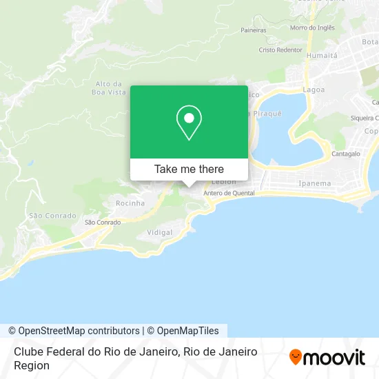 Clube Federal do Rio de Janeiro map