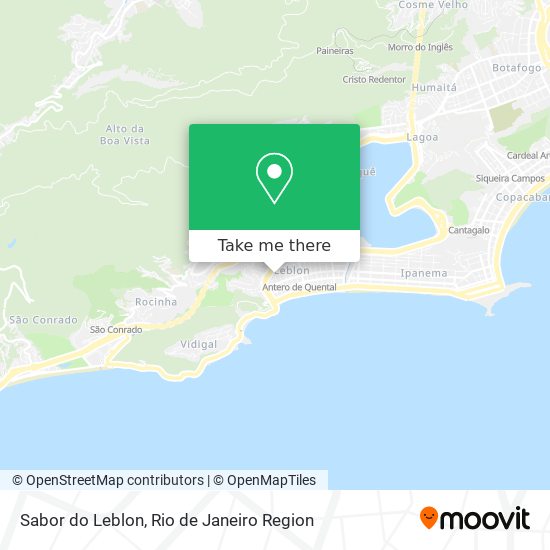 Mapa Sabor do Leblon