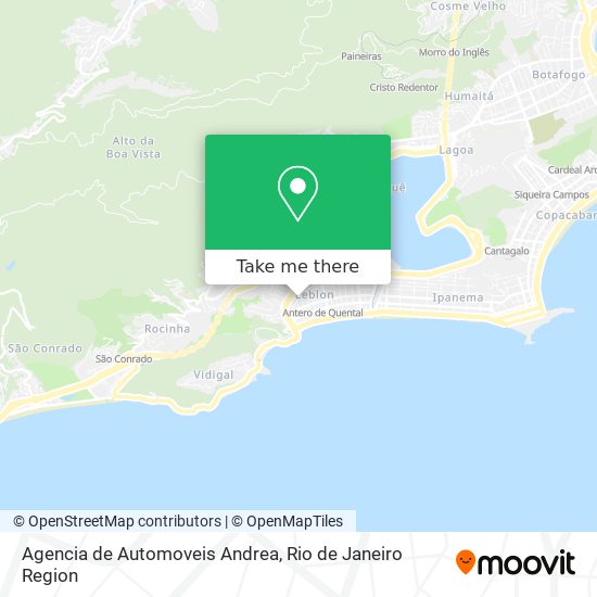 Agencia de Automoveis Andrea map