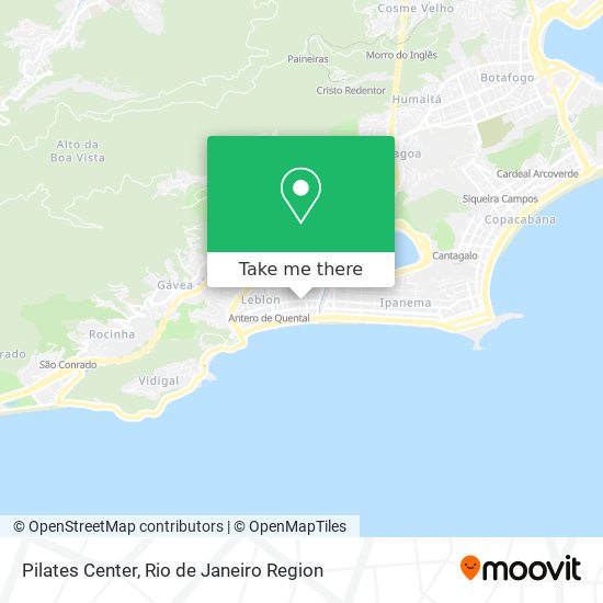 Pilates Center map