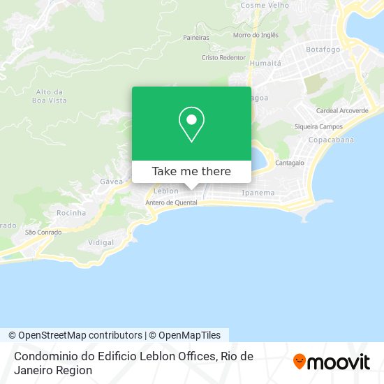 Condominio do Edificio Leblon Offices map