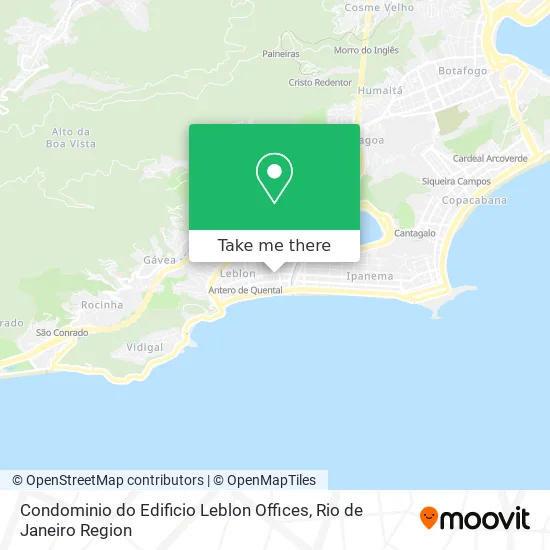 Condominio do Edificio Leblon Offices map