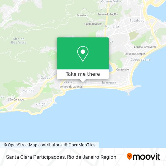 Santa Clara Participacoes map
