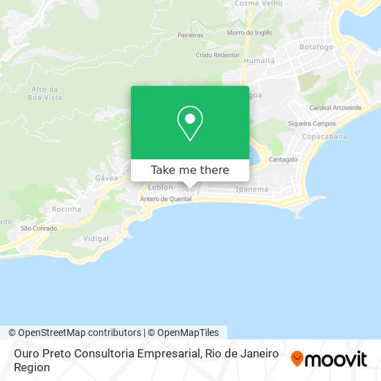 Ouro Preto Consultoria Empresarial map