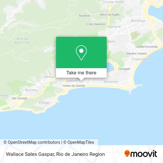 Wallace Sales Gaspar map