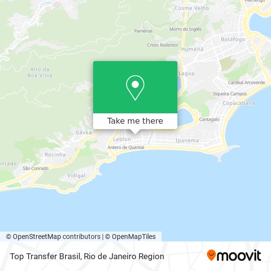 Top Transfer Brasil map