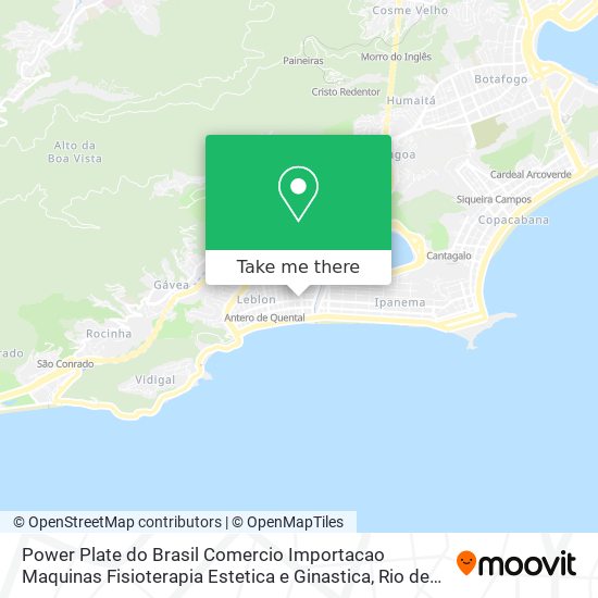 Power Plate do Brasil Comercio Importacao Maquinas Fisioterapia Estetica e Ginastica map