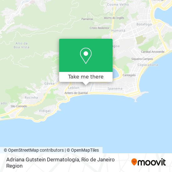 Adriana Gutstein Dermatología map