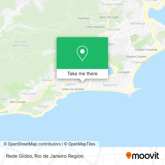 Rede Globo map