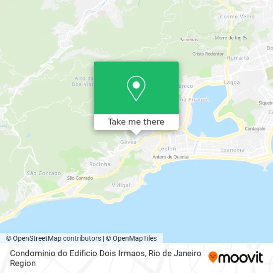 Condominio do Edificio Dois Irmaos map