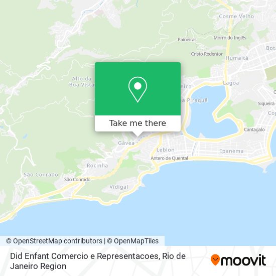 Mapa Did Enfant Comercio e Representacoes