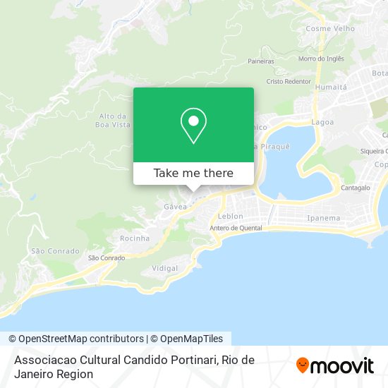 Mapa Associacao Cultural Candido Portinari