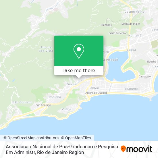 Mapa Associacao Nacional de Pos-Graduacao e Pesquisa Em Administr