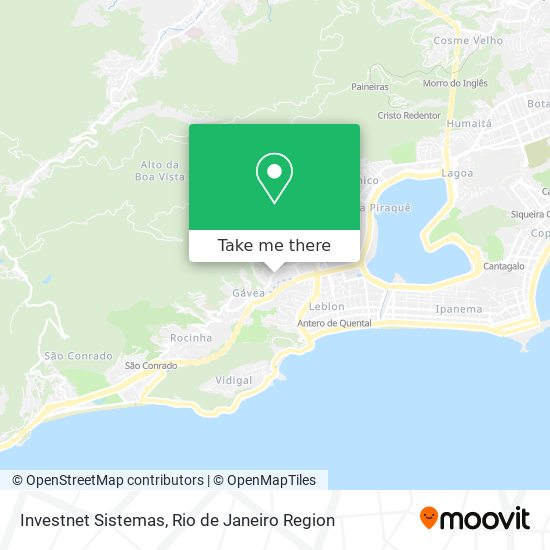 Mapa Investnet Sistemas