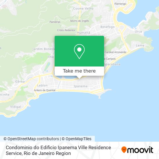 Condominio do Edificio Ipanema Ville Residence Service map