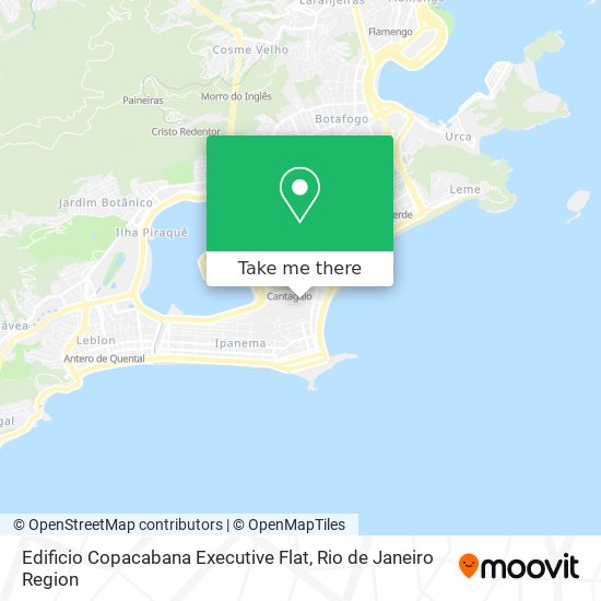 Mapa Edificio Copacabana Executive Flat