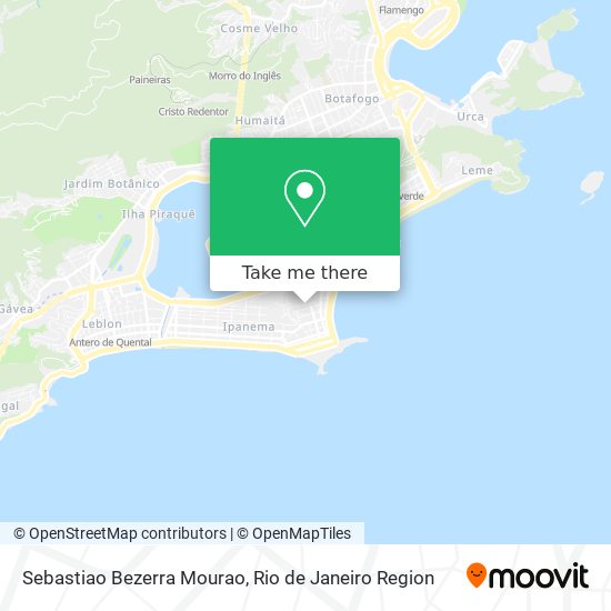 Sebastiao Bezerra Mourao map