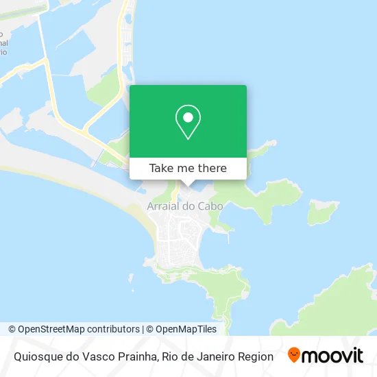 Quiosque do Vasco Prainha map