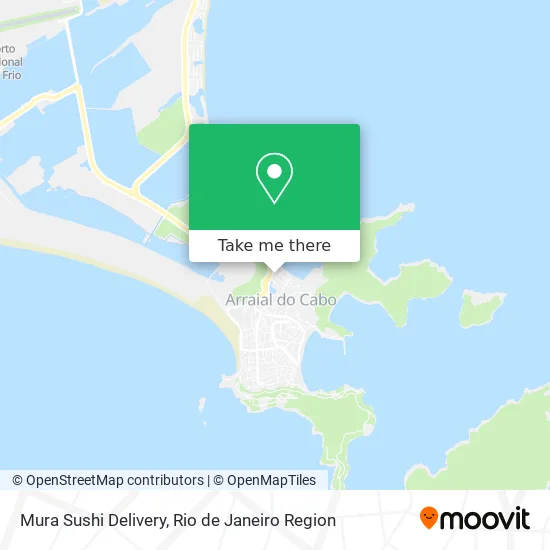 Mura Sushi Delivery map