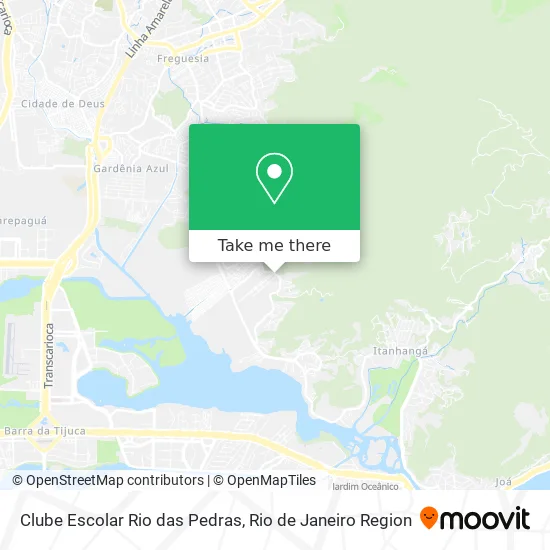 Clube Escolar Rio das Pedras map