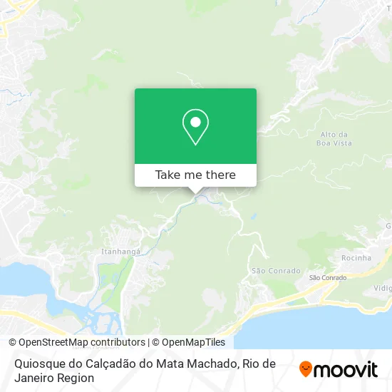 Quiosque do Calçadão do Mata Machado map