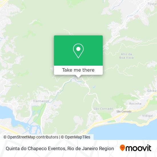 Quinta do Chapeco Eventos map