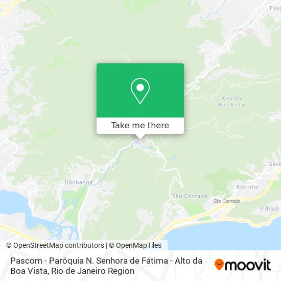 Pascom - Paróquia N. Senhora de Fátima - Alto da Boa Vista map