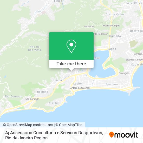 Mapa Aj Assessoria Consultoria e Servicos Desportivos