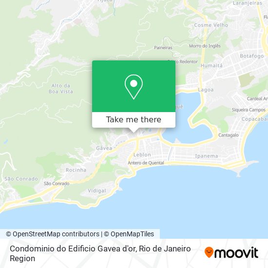 Condominio do Edificio Gavea d'or map