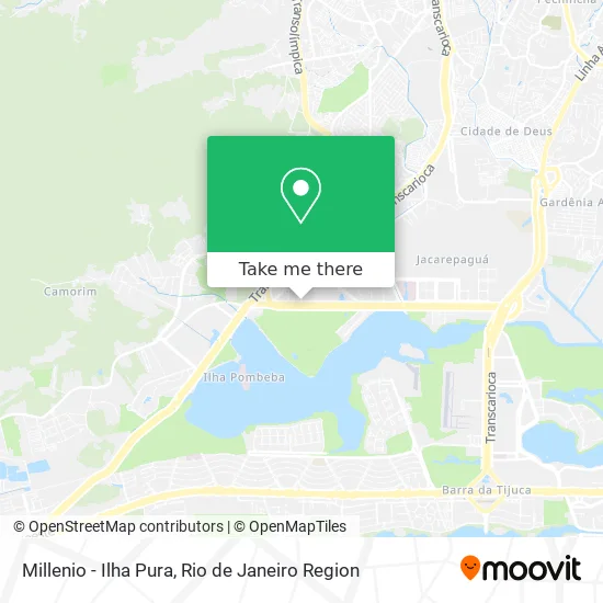 Millenio - Ilha Pura map