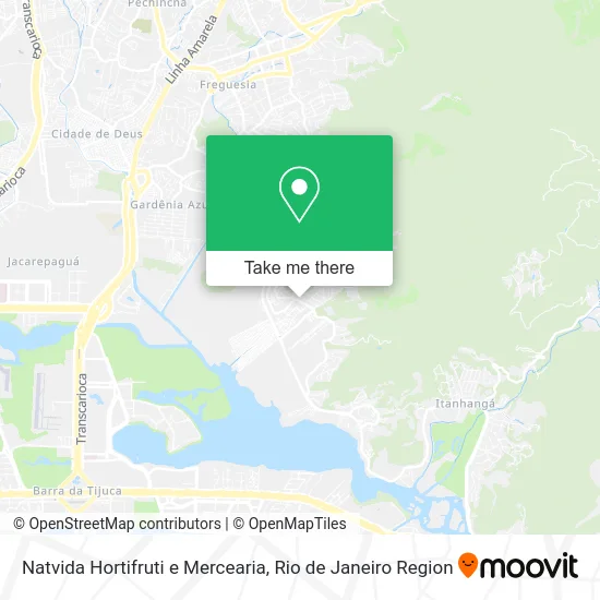 Natvida Hortifruti e Mercearia map