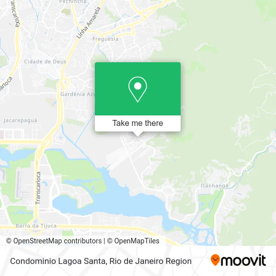 Condominio Lagoa Santa map