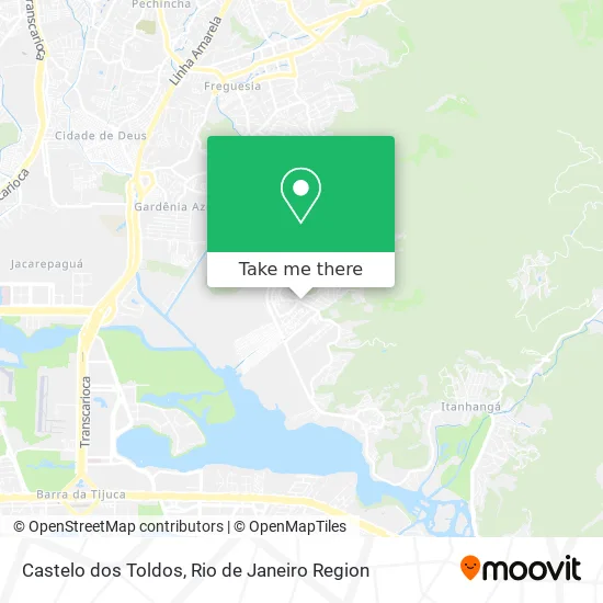 Castelo dos Toldos map