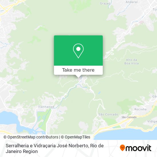 Serralheria e Vidraçaria José Norberto map