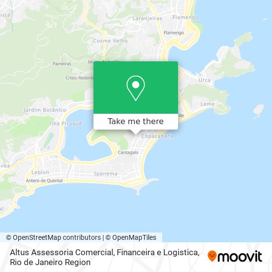 Mapa Altus Assessoria Comercial, Financeira e Logistica