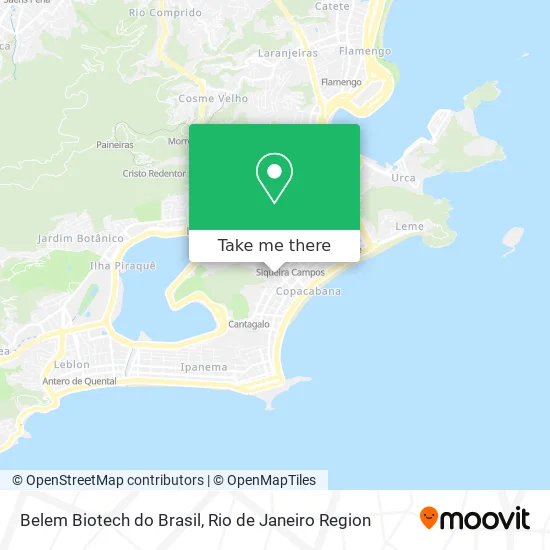 Belem Biotech do Brasil map