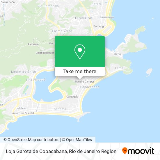 Loja Garota de Copacabana map