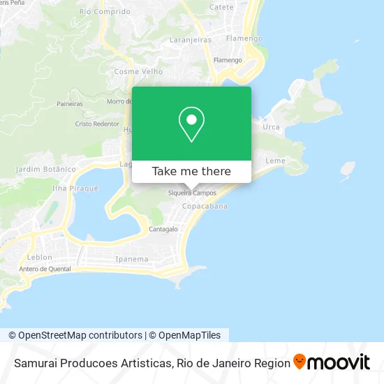 Samurai Producoes Artisticas map