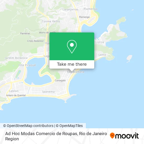 Ad Hoc Modas Comercio de Roupas map