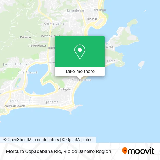 Mercure Copacabana Rio map