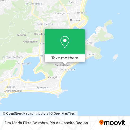 Dra Maria Elisa Coimbra map