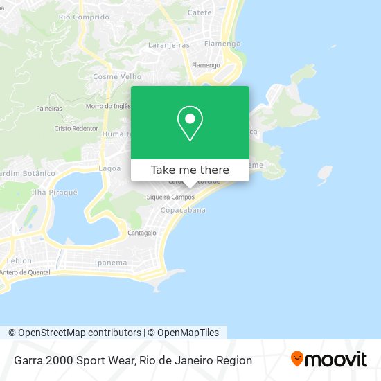 Garra 2000 Sport Wear map