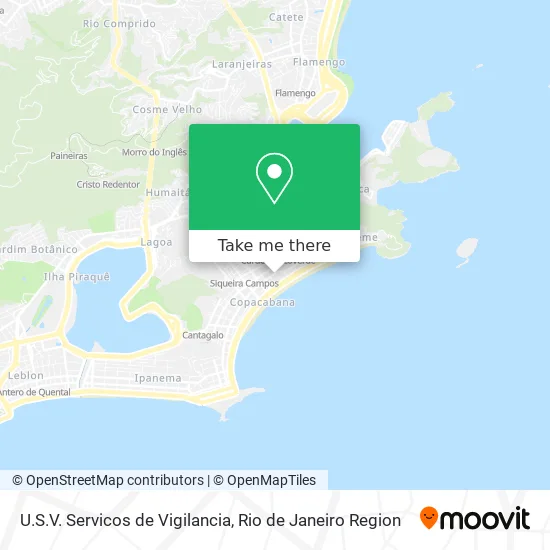 U.S.V. Servicos de Vigilancia map